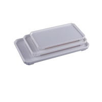 82105 Plateau à sushi japonais classique, service de restauration, vaisselle rectangulaire en mélamine, ensemble de vaisselle écologique pour fête