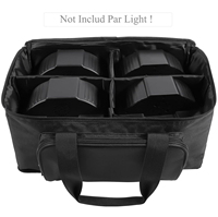 Sac de rangement étanche en toile avec fermeture éclair IAF, idéal pour 4 projecteurs LED mobiles, parfait pour les fêtes et mariages - Offre Spéciale