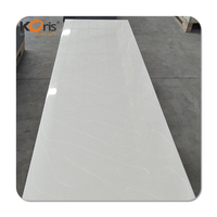 NW606 usine corée 6mm 12mm feuille de surface solide dalle de marbre pour comptoir