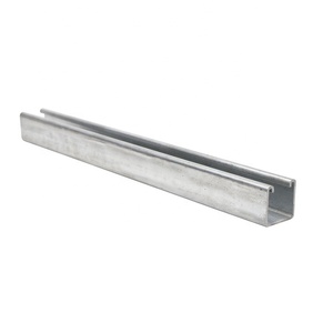 เหล็กชุบสังกะสีแบบจุ่มร้อนขนาด 41x41 และ 41x21  ชนิดรางรู (C Channel, Uni Strut Channel, C Profile Steel Rail) - Product Image 2