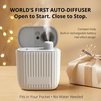 Diffuseur de parfum électrique rechargeable miniature de poche avec technologie sans eau à deux fluides, faible bruit, pour une utilisation à la maison et en extérieur