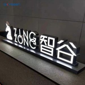 Skyseen özel yüksek kalite <span class=keywords><strong>3D</strong></span> Premium akrilik kanal harf işaretleri şirket logosu aydınlatmalı LED reklam işareti - Product Image 6