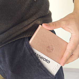 Carnet de mots de passe A6 personnalisé, carnet d'adresses et de téléphones, organiseur de contacts en cuir PU, journal avec logo - Product Image 6