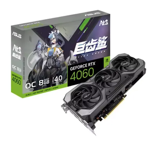การ์ดจอ ASUS ATS-RTX4060-O8G-V2-GAMING มือสอง พร้อมหน่วยความจำ GDDR6 8GB ความละเอียด 7680 x 4320 รุ่น RTX 4060 ATS-RTX4060-O8 - Product Image 1