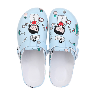 Zapatos de uniforme para mujer Salones de belleza Zapatos de enfermería y zuecos Sandalias DE TRABAJO Quirófano Hospital Laboratorio EVA Scrub Zapatillas - Product Image 1