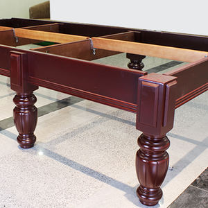 Table de snooker de tournoi en gros de 12 pieds et 10 pieds, pieds en bois massif <span class=keywords><strong>pour</strong></span> le jeu à domicile, <span class=keywords><strong>pour</strong></span> les joueurs de billard américains - Product Image 4
