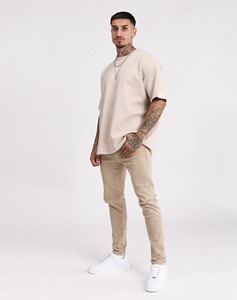 T-shirt en coton 100% imprimé blanc surdimensionné pour homme, mode automne, design Empire - Product Image 3