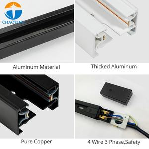 Nuevo Diseño de Lámpara de Riel Montada en Superficie, 1 Metro para Perfil de Luz Monopunto, Adaptador de 2 Cables para Riel de Luz - Product Image 2