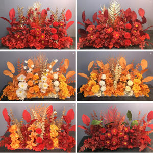 Décor personnalisable de roses, lys et tournesols pour les arrangements floraux au sol et les compositions florales artificielles de mariage - Product Image 3