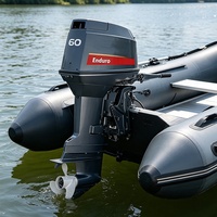 Moteur hors-bord robuste 2 temps 60 CV pour bateau de pêche, bateau de sport, course, moteur marin à essence
