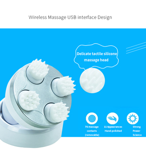 Mini Masajeador Eléctrico de Silicona para Cuerpo, Hombros, Cuello y Cuero Cabelludo, Masajeador Vibrador para el Cuidado del Cabello, Relajación y Alivio del Estrés - Product Image 5