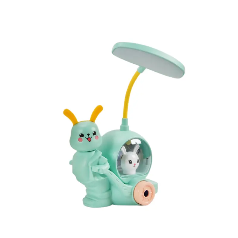 Creative Bunny pull car lamp dimmable Led night light pencil sharpener USB charging children's reading lamp gift