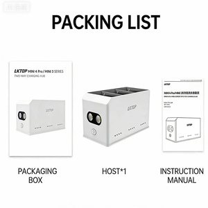 LKTOP Centro de Carga Bidireccional de 100W para DJI Mini 4 Pro/Mini 3 Series con Luz LED y Modo de Almacenamiento - Product Image 6