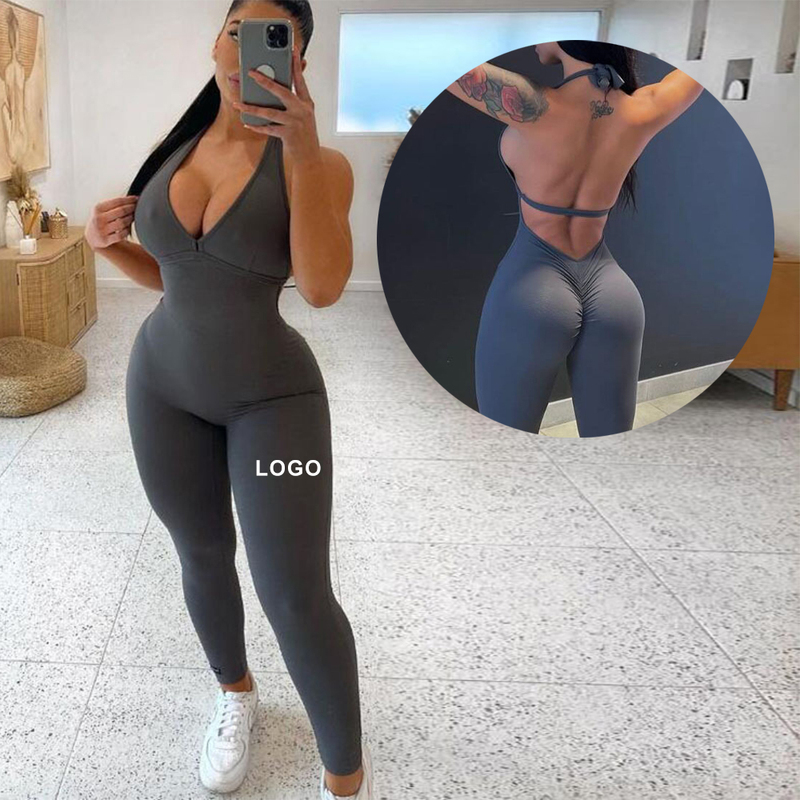 Exercise Clothes Activewear Workout One Piece