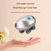Appareil de massage capillaire transfrontalier Mini Octopus rechargeable multifonction à pétrissage et vibration, masseur du cuir chevelu Modèle GX-608 Chine