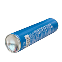 Prix d'usine, diamètre personnalisable, 65 mm, boîte aérosol vide en métal pour produits chimiques d'entretien automobile