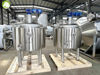 Machine de Fermentation de Yaourt en Acier Inoxydable 500L avec Agitateur, Chemise Chauffante et Refroidissante pour Ligne de Production de Yaourt