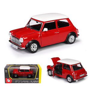 Bimigo 1:24 para <span class=keywords><strong>Mini</strong></span> <span class=keywords><strong>Cooper</strong></span> 1969, modelo de coche de aleación metálica con control de la fuerza, embalaje en caja de color, 14 años y más, venta al por mayor - Product Image 6