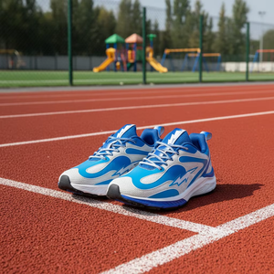 Zapatillas Deportivas Geleza Runner para Niños, Malla Transpirable, Color y Talla Personalizables, Parte Superior de Poliéster de Secado Rápido, Color Negro Exclusivo - Product Image 1