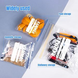 Large 12 X 20 Inch Odor-Proof PE Storage <b>Bags</b> Waterproof Double <b>Zip</b> Reusable Food Backpacking Camping Home Plastic <b>Bag</b> - Product Image 4