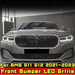 Grille de pare-chocs LED pour BMW Série 7 G11 G12 2021-2023, grille de course avant, pièce extérieure, accessoires de voiture - Product Image 3