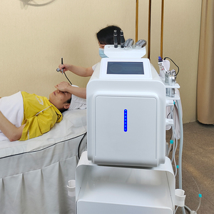 เครื่องเดอร์มาเบรชั่นพลังน้ำ8-in-1แบบมืออาชีพพร้อมการทำความสะอาดอย่างล้ำลึกสำหรับใบหน้าและร่างกายใช้ได้กับปลั๊กแบบ us/uk - Product Image 6