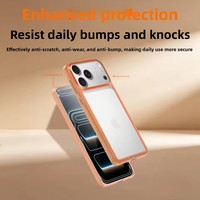 Coque de téléphone PC ultra-fine de 0,8 mm avec cadre dissipateur de chaleur pour iPhone 18 17 16 15 14 13 Pro Max – Protection antichoc