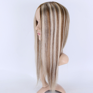 Hot bán phụ nữ Topper lụa cơ sở với sợi ngang trở lại nổi bật màu sắc đôi rút ra Topper đôi rút ra tóc - Product Image 6