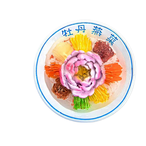 Yijia luoyang จานกลืนแช่แข็ง<span class=keywords><strong>อา</strong></span>หารพิเศษเล่นเรซิ่นตู้เย็นสติ๊กเกอร์ก๋วยเตี๋ยวเส้นสามชิ้นตัด - Product Image 6