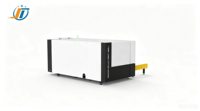 Machine de découpe laser entièrement fermée robuste 3015 pour la revente, machine de découpe laser fermée pour fer et laiton