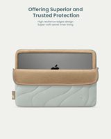 Sac pour ordinateur portable portable avec logo personnalisé, housse pour ordinateur portable matelassée antichoc, pochette pour ordinateur portable rembourrée pour filles