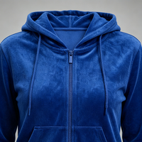 Conjunto Deportivo de Felpa de Poliéster de Alta Calidad Personalizado para Mujer, Estilo Y2K, Top Corto, Sudadera con Capucha y Pantalones Deportivos SWALO, Disponible en Stock