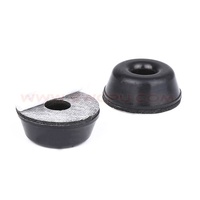 Pieds de pieds de chaise en caoutchouc de silicone de base de meubles antidérapants en gros, embouts de chaise en caoutchouc