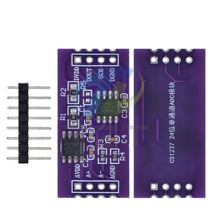 Modulo TZT CS1237 a 24bit a bordo TL431 sensore di pesatura a canale singolo modulo 24bit per <span class=keywords><strong>Arduino</strong></span> - Product Image 1