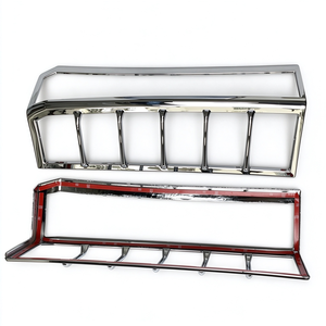 ฝาครอบไฟท้ายโครเมียม ABS สำหรับ Hummer H3 2006-2010 กรอบไฟกันชนหลัง อุปกรณ์ตกแต่งรถยนต์ (1 คู่) - Product Image 2