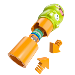 Ensemble de tampons auto-encreurs magiques avec recharge d'autocollants, tampon artisanal DIY pour fêtes d'enfants et cadeaux, vente en gros - Product Image 3