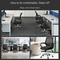 Chaise de bureau ergonomique en maille respirante et confortable pour le commerce extérieur, réglable en hauteur, pivotante et fixe