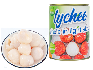 Auténtica dulzura tropical conservada exquisita fruta <span class=keywords><strong>de</strong></span> lichi enlatada translúcida variedad <span class=keywords><strong>de</strong></span> carne como jade cerezas <span class=keywords><strong>naranjas</strong></span> manzanas - Product Image 2