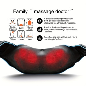 2025 New Cross-Border Hair Generation Neck and Shoulder <b>Back</b> <b>Massager</b> with Heating Function Acupressure <b>Vibration</b> - Product Image 5