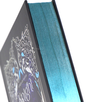 SeSe personnalisé et imprimé édition spéciale roman Collection livre pulvérisé livre bleu bord meulage bord brosse impression de livre