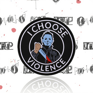 Étiquette de vêtement en tissu PVC, badge 3D pour brassard, en caoutchouc souple, avec fixation auto-agrippante et broderie ronde - Product Image 3