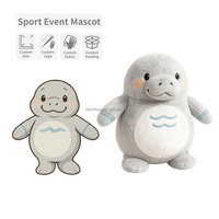 Kustom boneka Olahraga Acara maskot lembut landak boneka mainan hewan OEM ODM boneka mewah produsen mainan