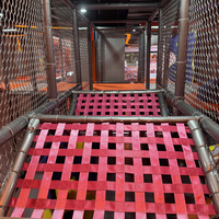 Ensemble de jeux d'intérieur commercial personnalisé en acier/bois/plastique, équipement de jeux souples, manège et piscine à balles, jeux interactifs