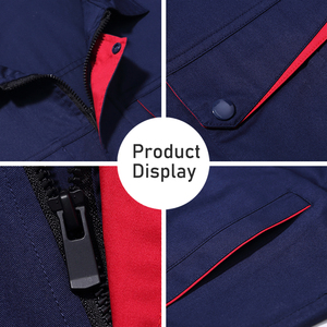 Giacca da lavoro in bianco personalizzata abbigliamento da lavoro leggero estivo uniforme da lavoro da uomo e da lavoro per lavoro su misura - Product Image 4