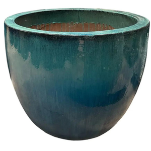 Macetas con estilo moderno de cerámica y suministros de jardín de alta calidad, macetas y macetas, flores esmaltadas grandes vietnamitas - Product Image 3