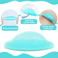 8 paires de protections pour rehaussement de cils coréennes, autocollantes, pour salon, coussinets de rehaussement de cils très populaires, tiges de rehaussement de cils en silicone super doux