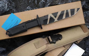 Funda para Cuchillo Táctico Personalizable de Alta Calidad, Acero Inoxidable, Mango de Plástico, para Instructores de Actividades al Aire Libre, OEM - Product Image 3