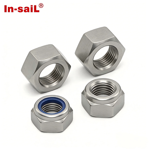 <span class=keywords><strong>Insert</strong></span> fileté en titane M8x1.25, alliage de titane haute résistance DIN934 Gr5, fixations anti-corrosion personnalisées pour suspension automobile et kart - Product Image 3