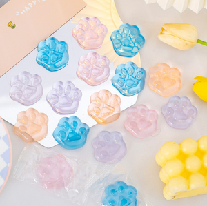 ขายส่งตรงจากโรงงาน ของเล่นบีบ TPR รูปอุ้งเท้าแมว ของขวัญสุดพิเศษ บีบแล้วคืนรูปช้า ของเล่นบีบหนีบรูปกรงเล็บหนูแฮมสเตอร์/แมว รุ่น Muymuz SL002 - Product Image 3