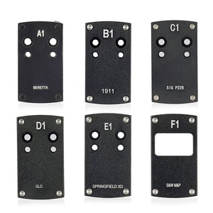 Base di Montaggio per Mirino Red Dot 5D a Profilo Basso per G17 19 20 22 23 26 27 29 30 41/1911/sw/sig P226/beretta/springfield Xd/s&w - Product Image 1